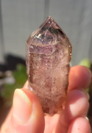 Super seven Amethyst Elestial double terminated point