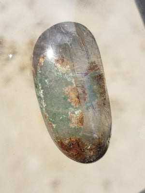 Silver rutiles Inclusion quartz - rare collectors piece - 6g