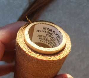 Linhasita macramè cord - cor604 - golden caramel - 0.5mm - 16 meters