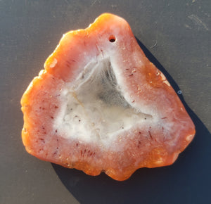 Agate slice pendant - Incredible patterns