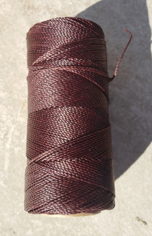 Linhasita macramè cord - cor667- Rich redwood Brown - 1mm, 170m