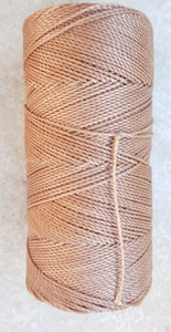 Linhasita macramè cord - cor PALHA - 1mm, 170m