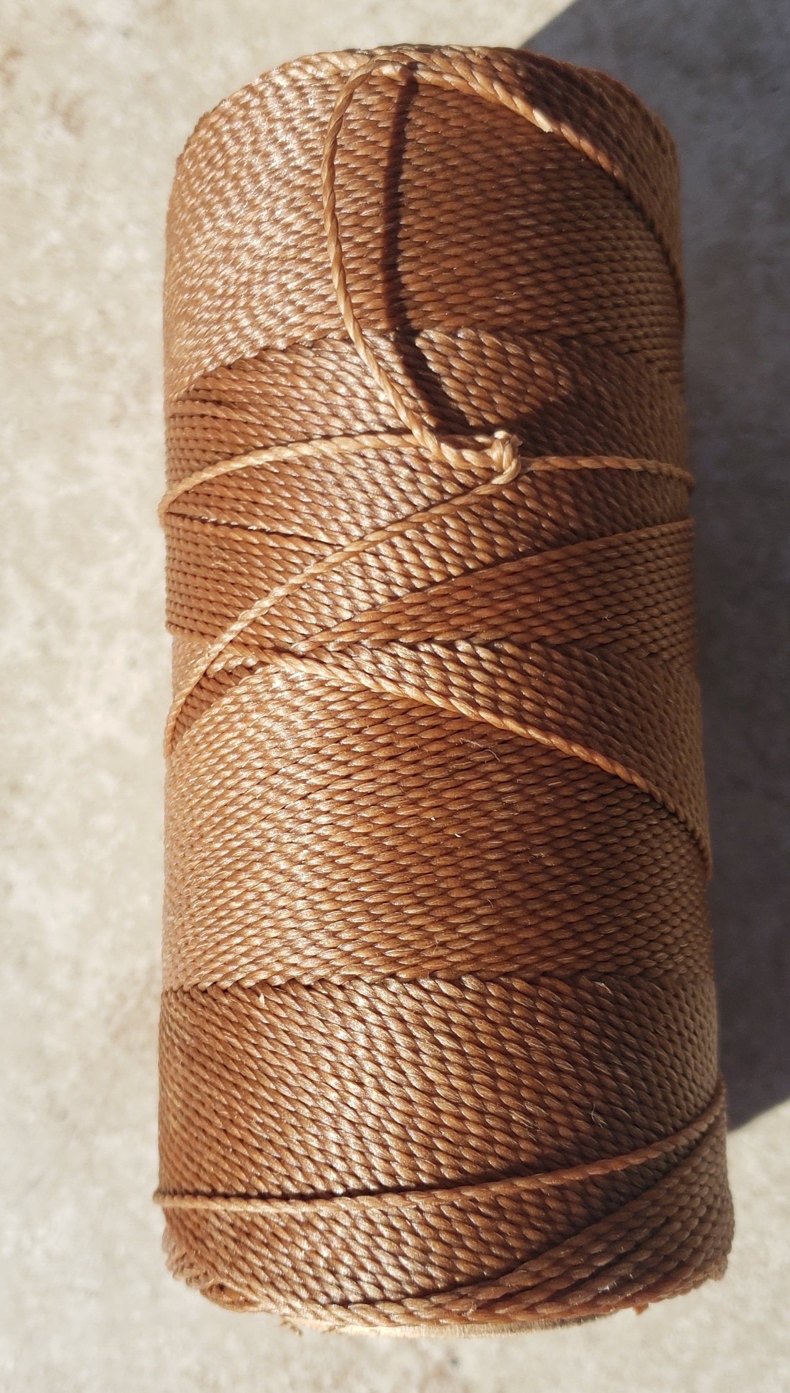 Linhasita macramè cord - cor879 - rustic brown - 1mm, 170m