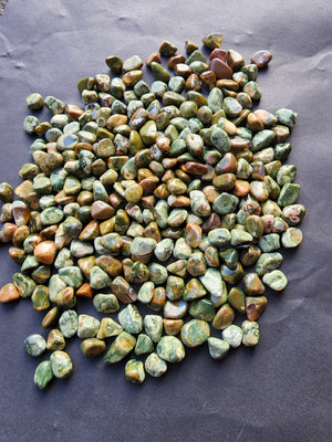 Rhyoite jasper - tiny treasures - mini tumbles - 100grams