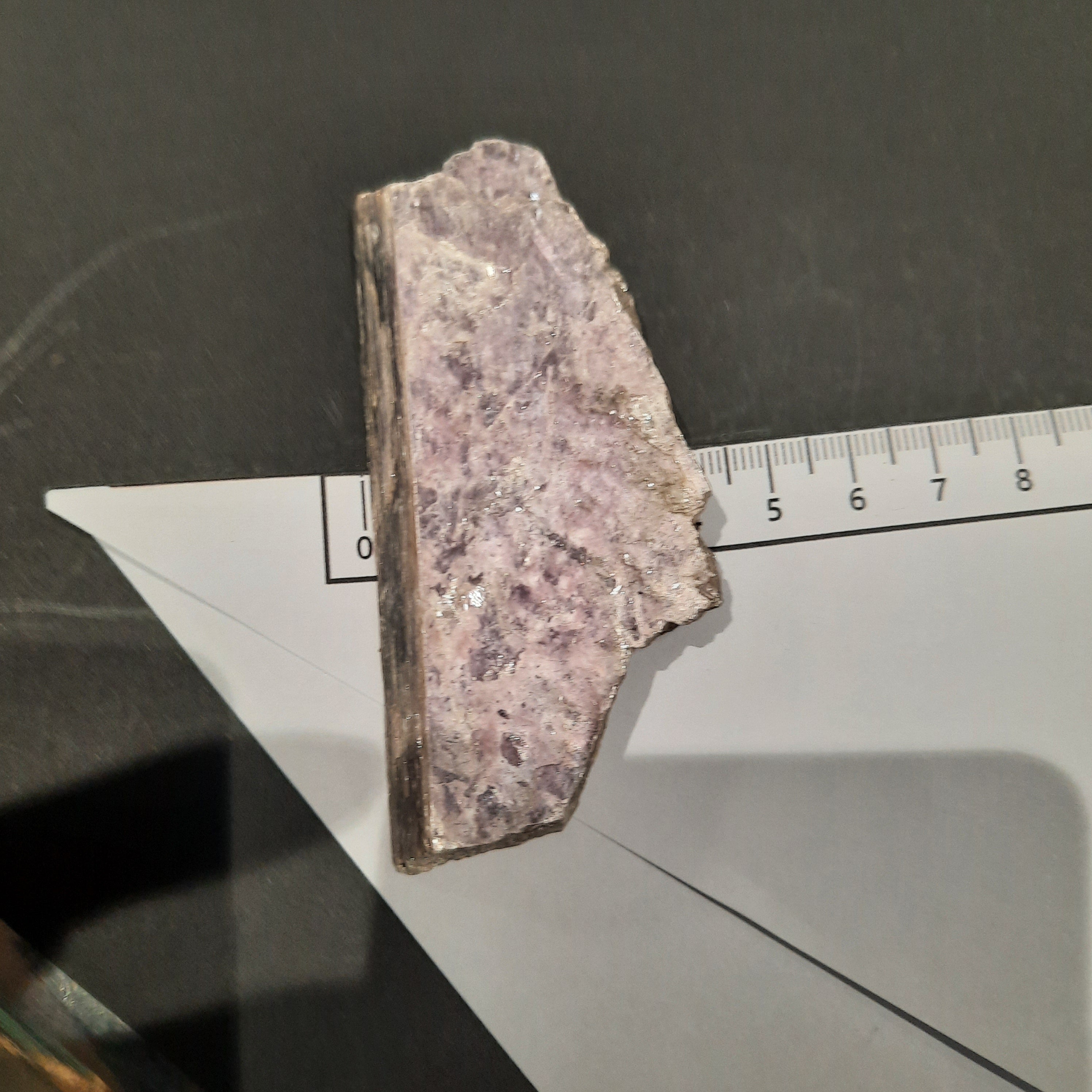 Lepidolite - rough slab - 64grams