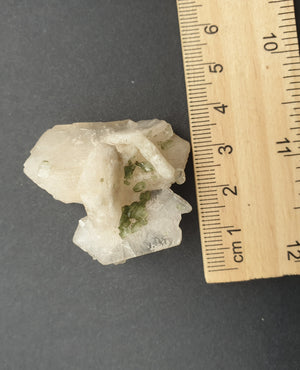 Stilbite - with tiny zeolite Crystal's filled with green chlorite inclusions - 18grams