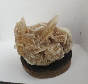 Desert rose calcite specimen