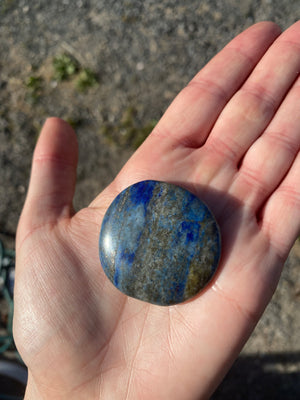Lapis lazuli - flat stone- 26g