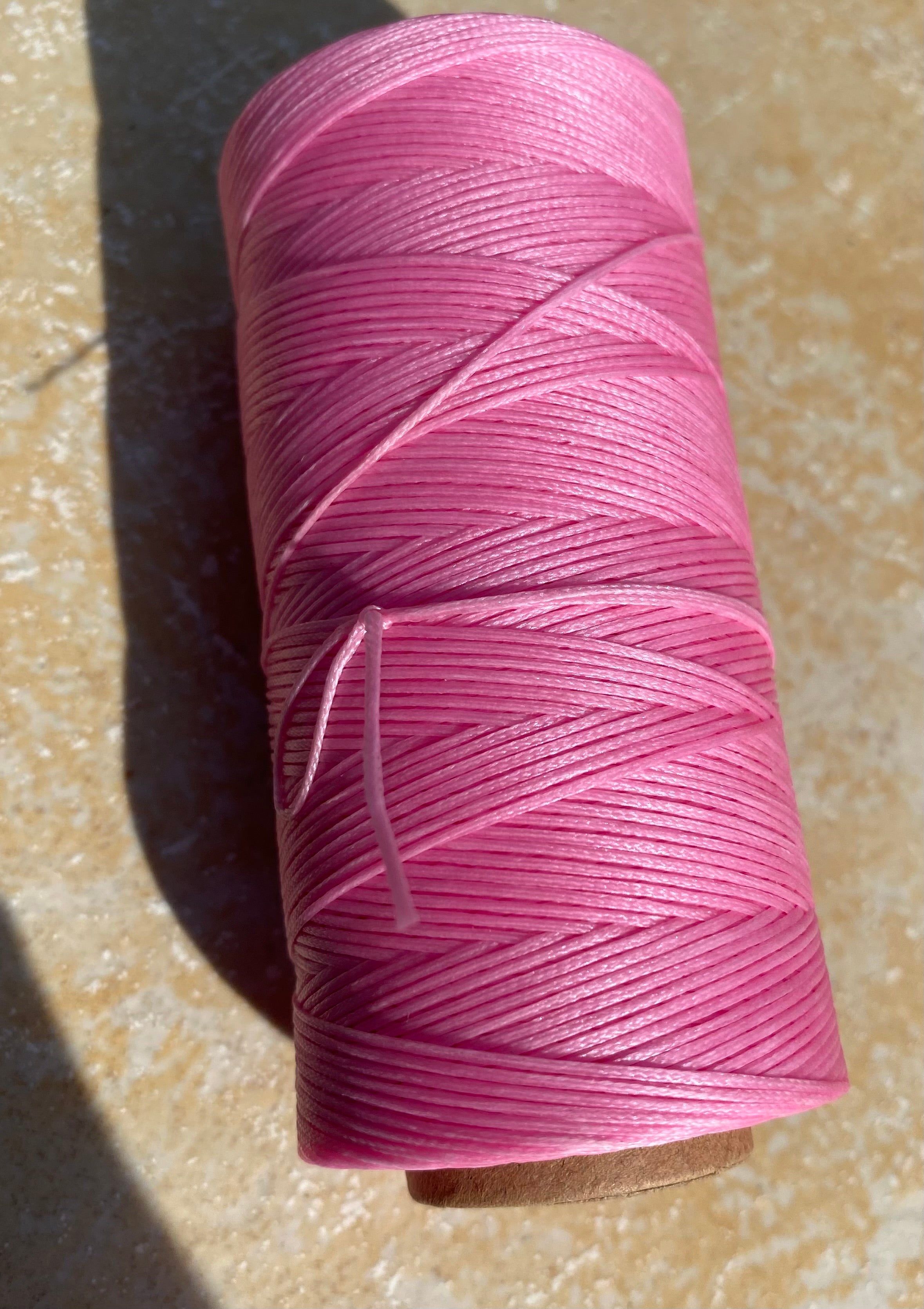 F) Macramè Cord - Lara-Rose Pink 0.8mm, 260m