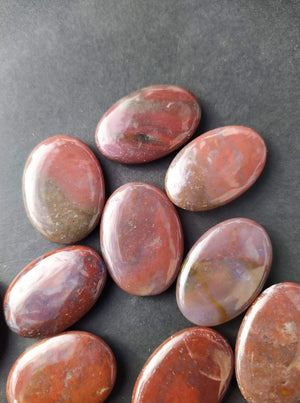 Indian Agate red Cabachon x1 piece